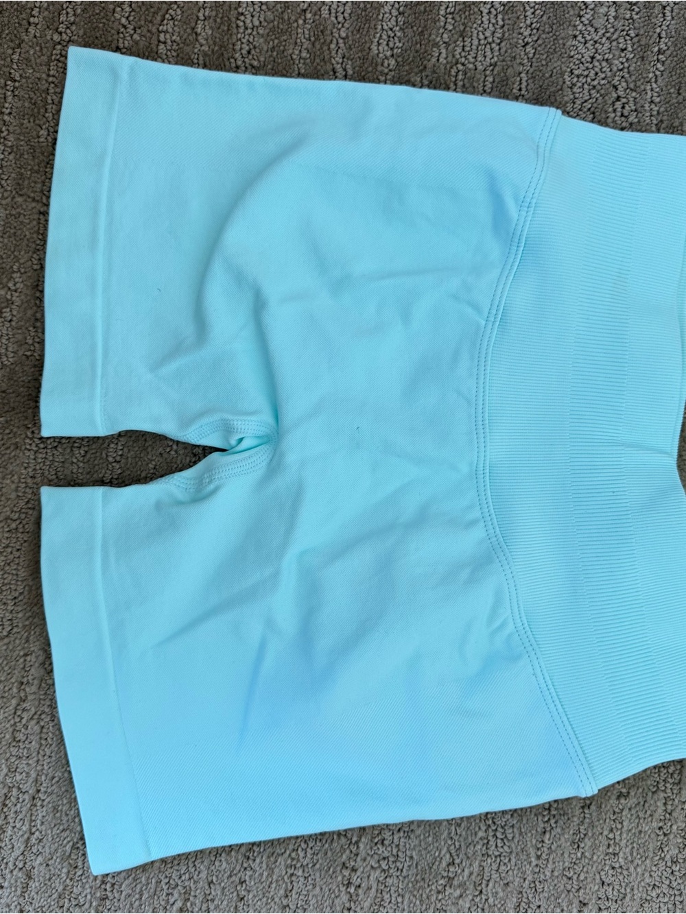 Seamless Fitness Shorts - Ocean Mist